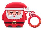 Coque en silicone antichoc Xccess avec crochet pour Apple Airpods Santa
