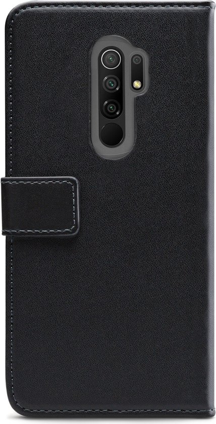 Mobilize Classic Gelly Wallet Telefoonhoesje geschikt voor Xiaomi Redmi 9 Hoesje Bookcase Portemonnee - Zwart