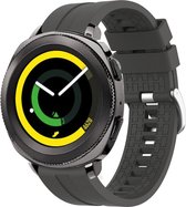 Strap-it Samsung Gear Sport extreme silicone band (donkergrijs)