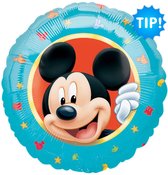 Mickey Mouse Ballon 44 cm - Verjaardag Versiering - Folieballon Ongevuld - Ballonnenboog Decoratie Feest - Party Slinger Jongen Meisje