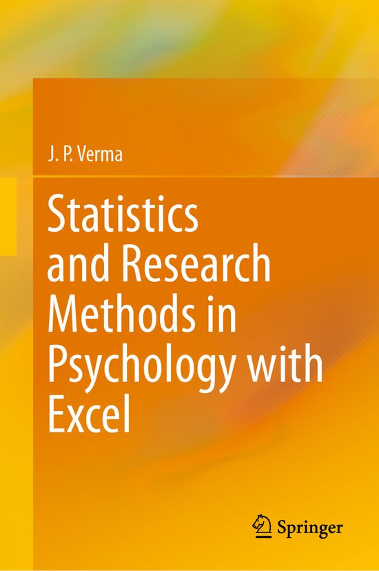Statistics and Research Methods in Psychology with Excel - cover
