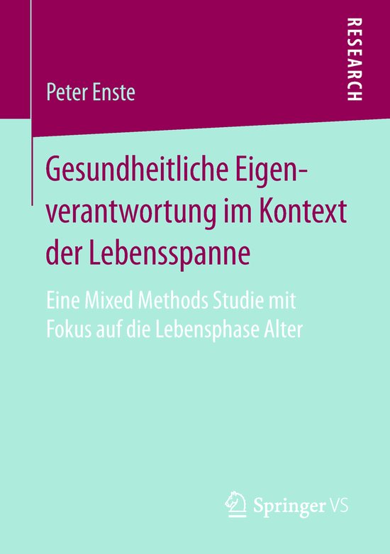 Gesundheitliche Eigenverantwortung im Kontext der Lebensspan ... - cover