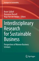 Strategies for Sustainability - Interdisciplinary Research for Sustainable Business