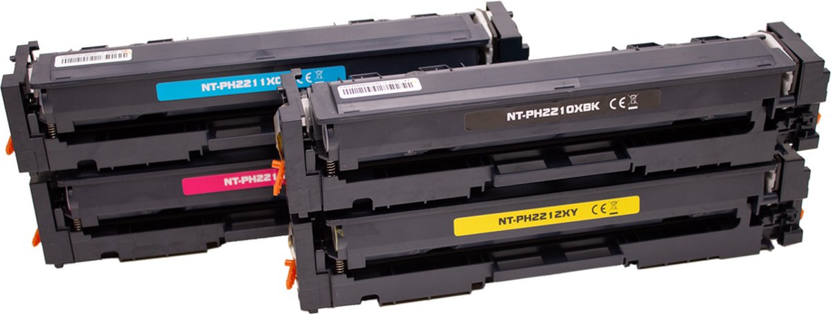 Image of ABC huismerk Set 4x Toner XXL (MET CHIP) geschikt voor Canon 067H LBP630C LBP631CW LBP633CDW MF650C MF651CW MF652CW MF655CDW MF657CDW MF658CW