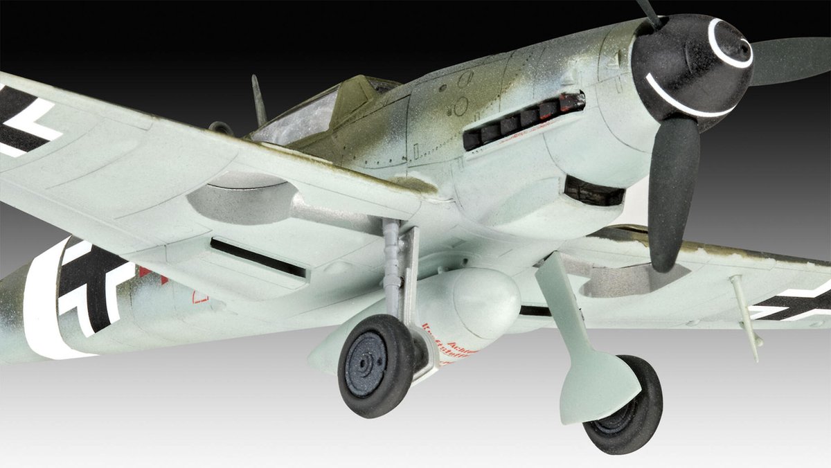 Revell Modelbouwpakket Vliegtuigen - 03710 Messerschmitt Bf109G-10 + Spitfire Mk.V - Combat Set Plastic - 1:72 - Modelbouw — afbeelding 5