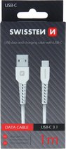 Swissten Kevlar USB naar USB-C kabel – 1 M