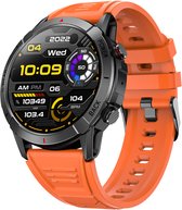 Pro-Care Excellent Quality™ Smartwatch 1.43" AMOLED Screen Resolution 466*466 - AI Talk - O2 en Bloeddrukmeter - All Day Hartslagmeter - Caloriemeter - Bluetooth Message - Sport/Steps/Afstand/ - Slaapmeter - RVS Mat Zwart Case - IP68 Waterproof