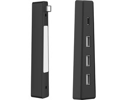 YONO USB Hub geschikt voor Playstation PS5 SLIM - 4 Poorts - Accessoires - Zwart