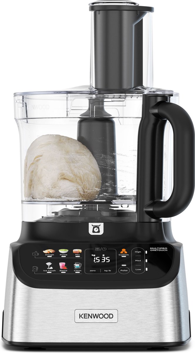 Kenwood FDM73.480SS MultiPro One Touch - Foodprocessors - Zilver - Ingebouwde digitale weegschaal - Express Serve thumbnail 5