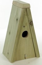 Esve Nestkast Koolmees - Vogelhuisje - Geïmpregneerd Hout - 15x12x26cm