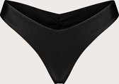 MKBM String Bikinibroekje Black - Maat: L