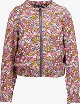 TwoDay meisjes vest met bloemenprint - Roze - Maat 122/128