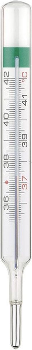 Bol.com Geratherm - koorts thermometer - klassiek model - glazen thermometer - analoog aanbieding