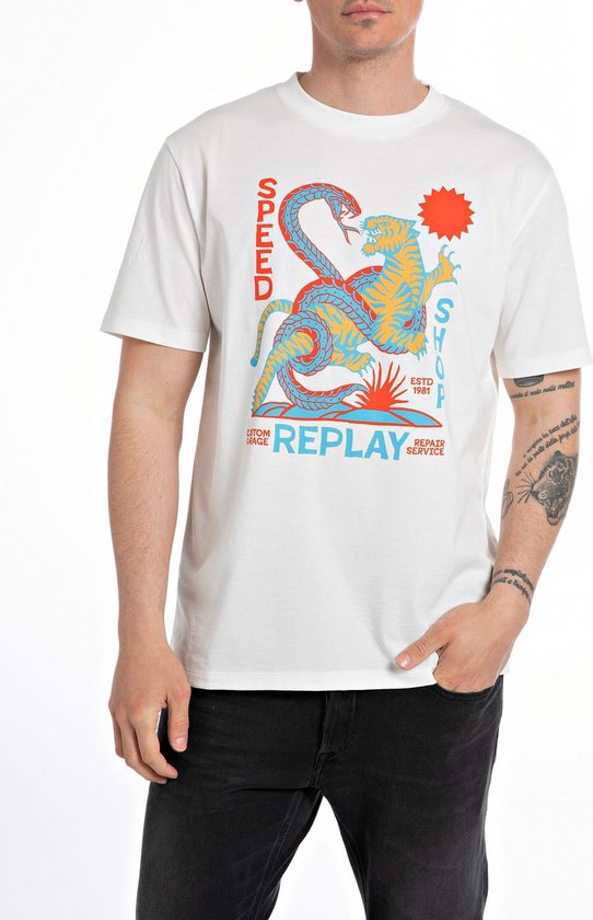 T-Shirt REGULAR BASIC JERSEY 30/1 NATURAL WHITE (M6838 .000.2660 - 011)