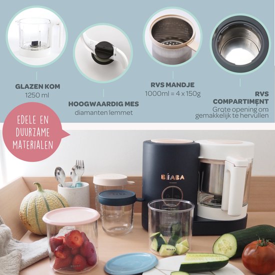 Béaba Babycook Neo - 4-in-1 Stoomkoker en Foodprocessor - Bol