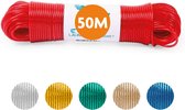 Corde à linge LaundrySpecialist® 50 mètres avec âme en acier - Rouge