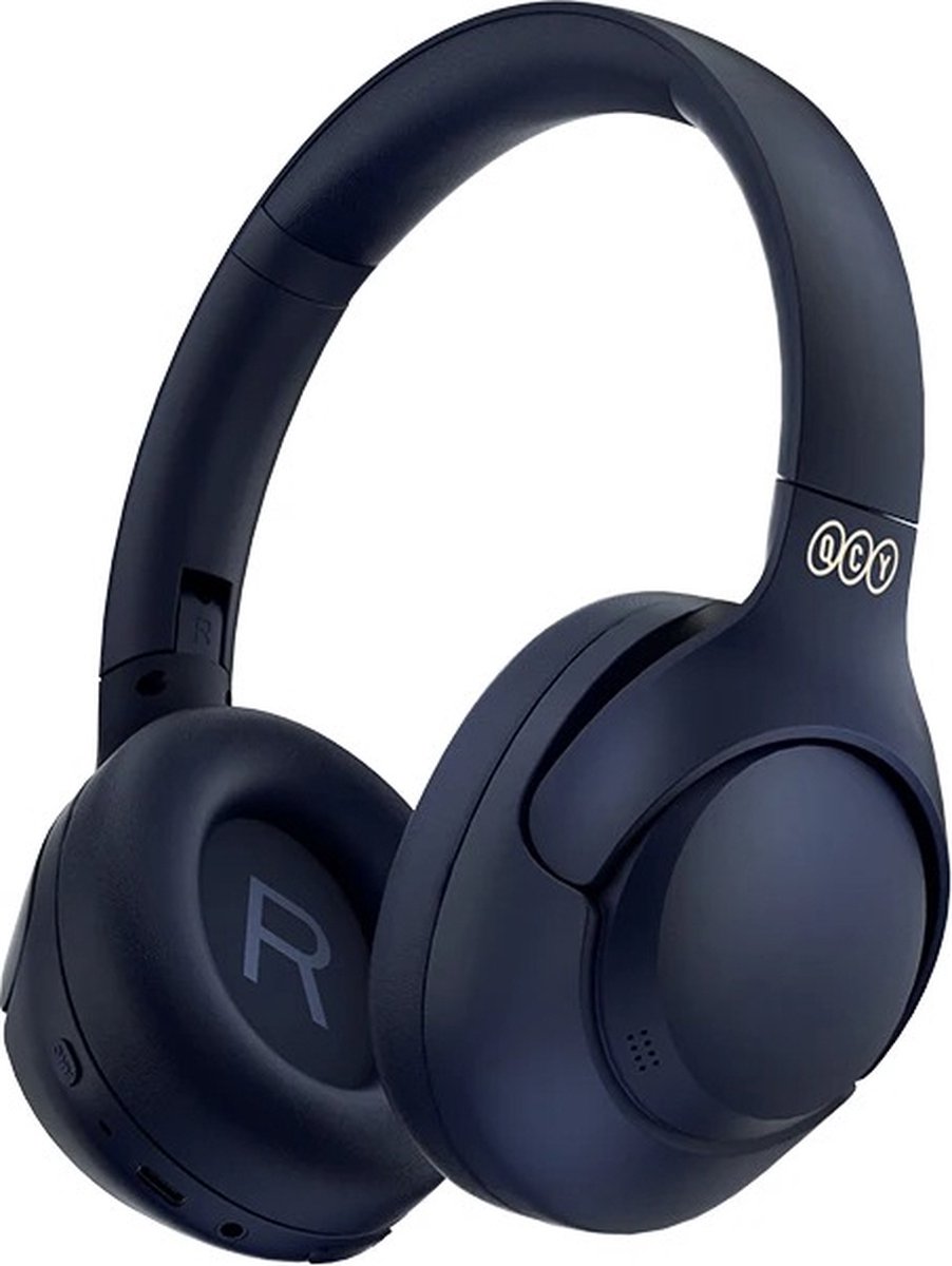 Momentum® - Draadloze Bluetooth Koptelefoon - Active Noise Cancelling - Draadloos met Bluetooth 5.4 - Over Ear - Headset - Microfoon - Waterdicht - Dual Connection - 60 uur speeltijd - Blauw