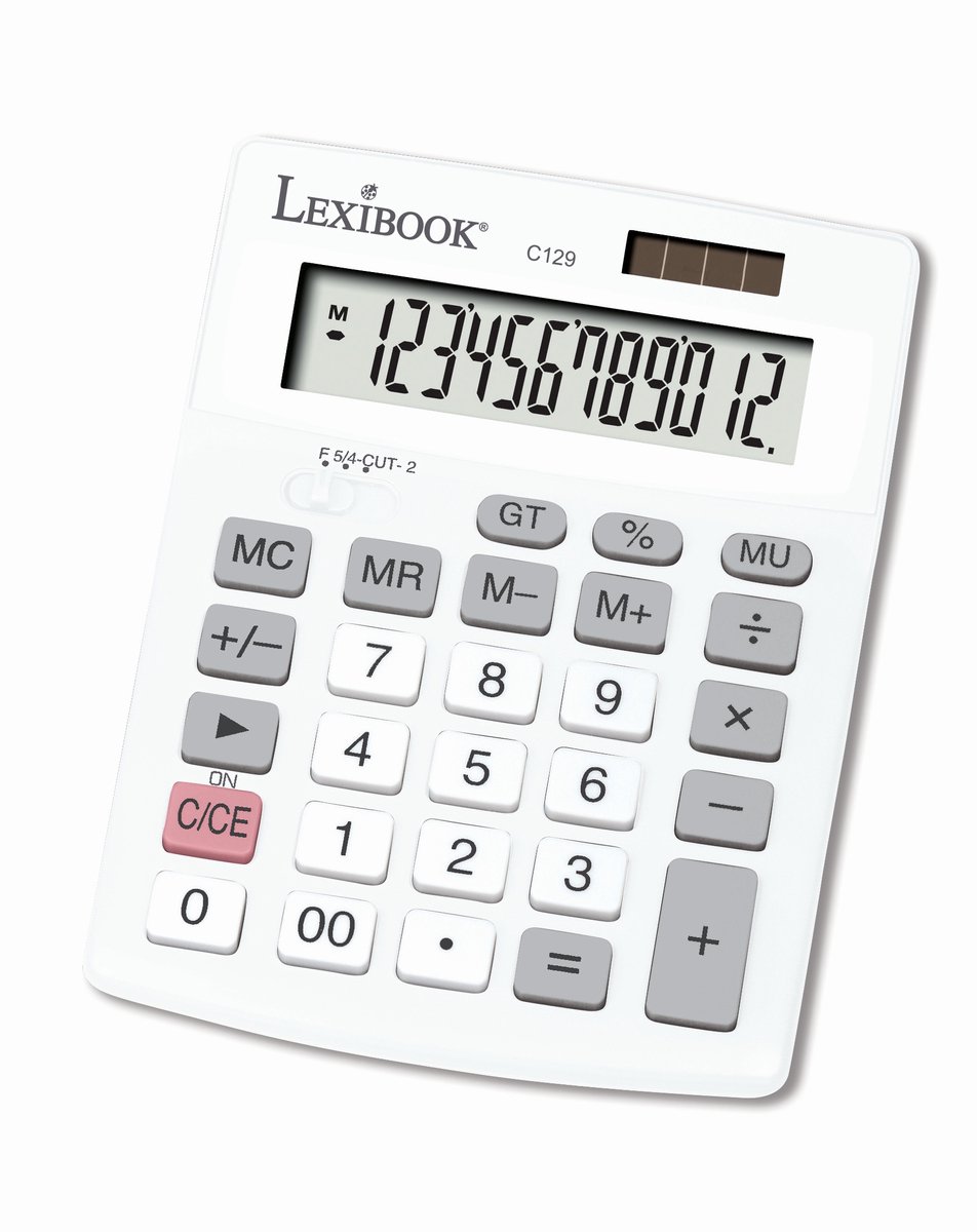 12-Digit zakrekenmachine met Dual stroom