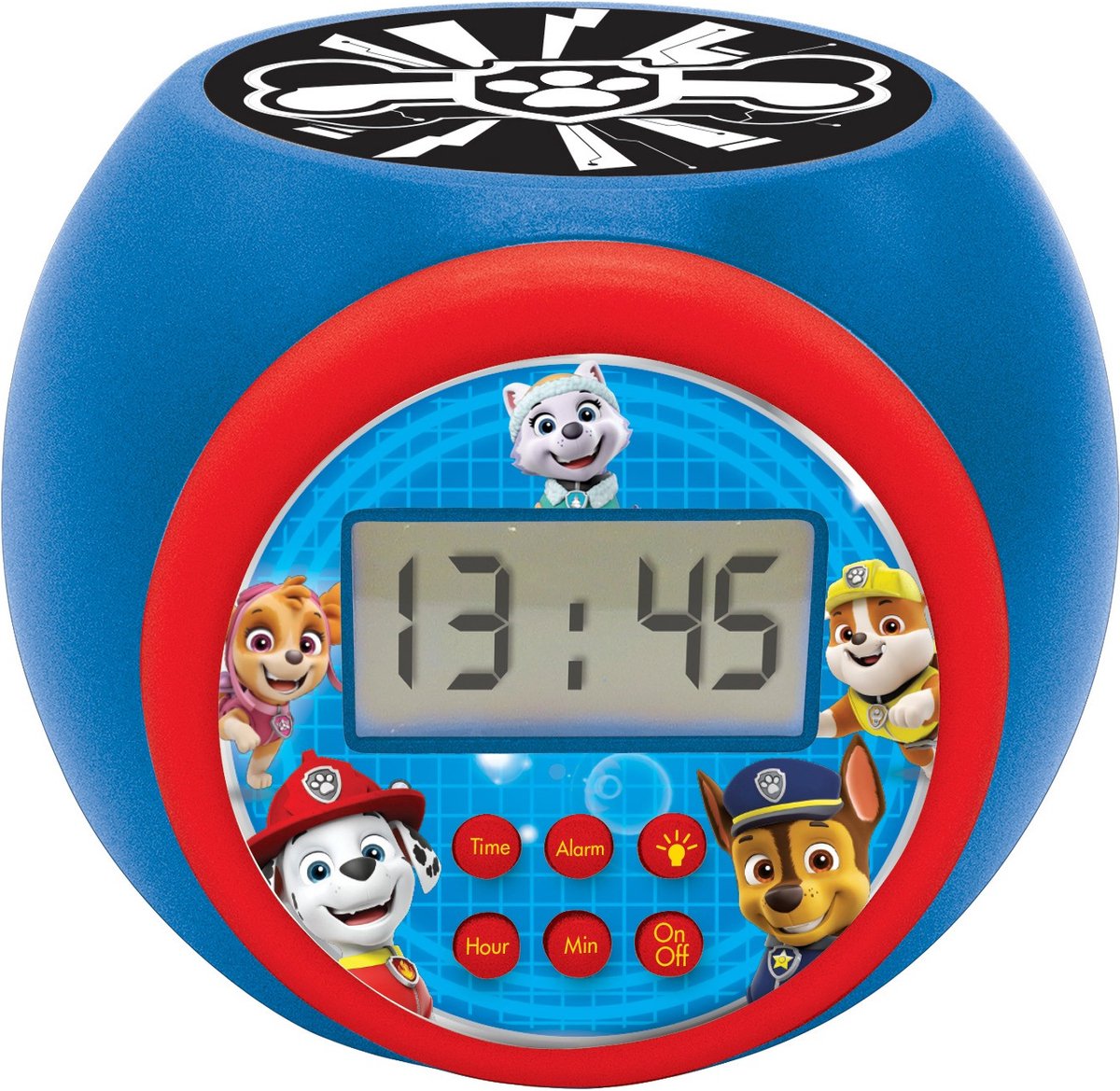 Paw Patrol Projector wekker met timer