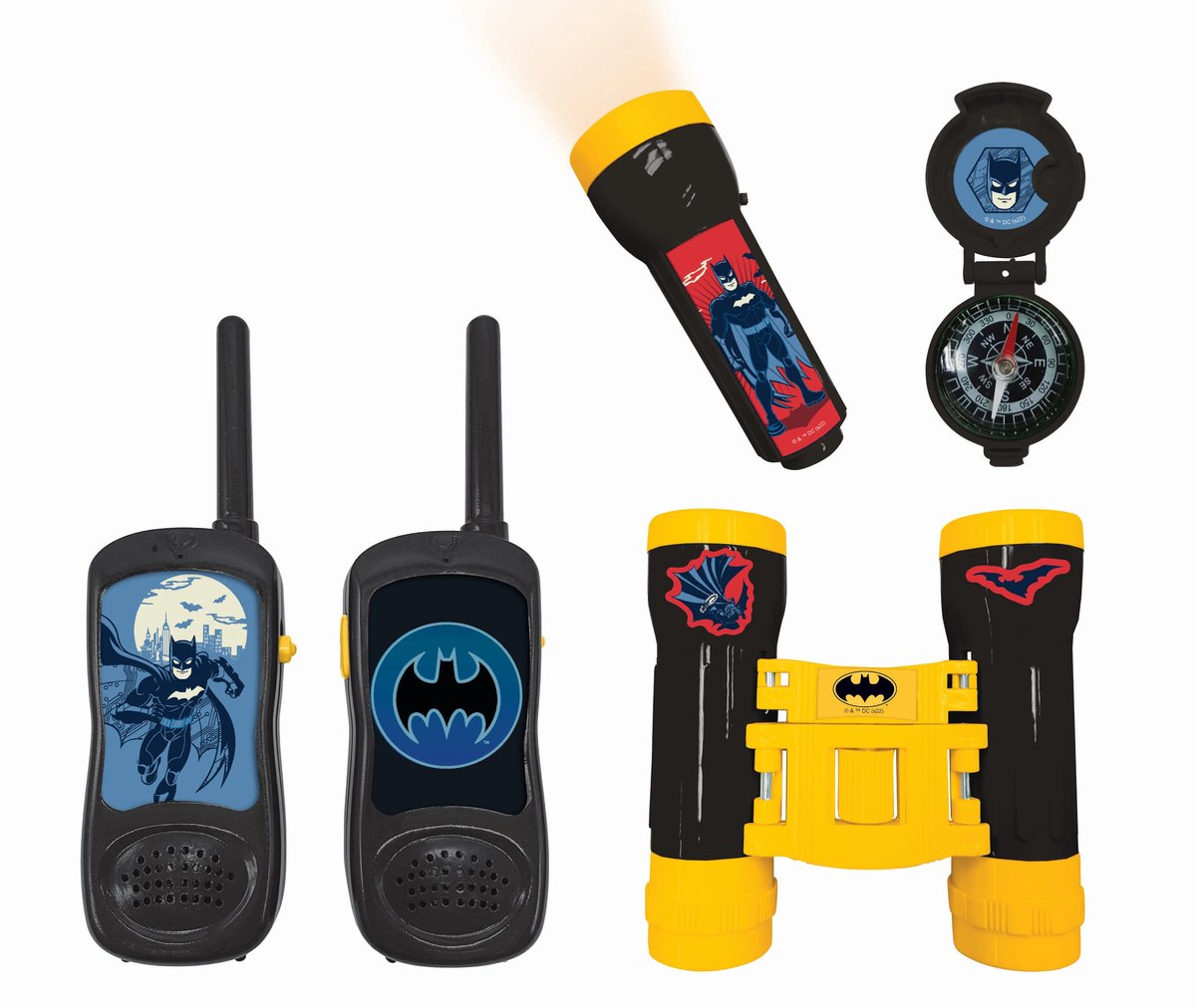 Batman Avonturenset met walkie-talkies tot 120m, verrekijker en kompas