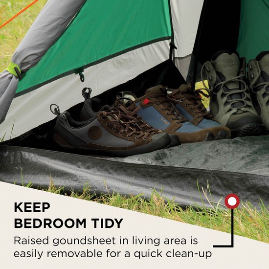 Coleman Kobuk Valley 3 Plus Koepeltent - Verduisterende tent - tent 3 persoons