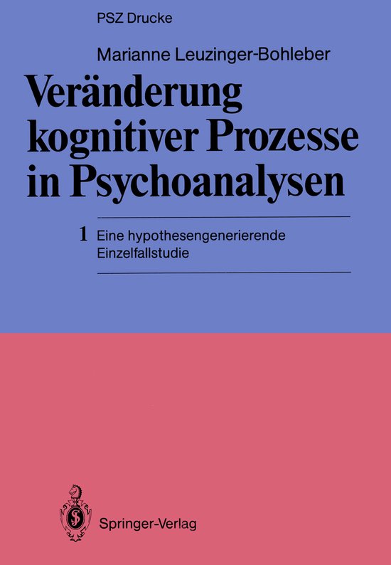 Veränderung kognitiver Prozesse in Psychoanalysen - cover