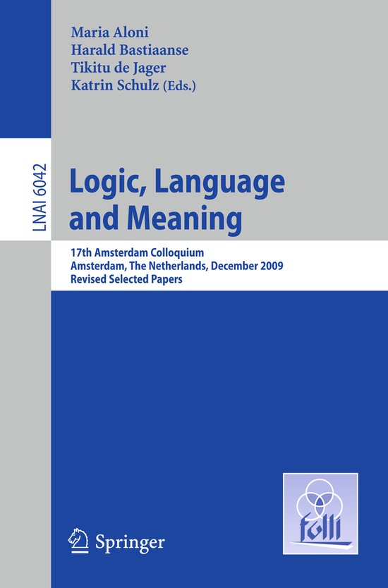 Lecture Notes in Computer Science6042- Logic, Language and M ... - cover