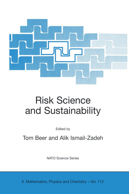 Risk Science and Sustainability, Science for Reduction of Ri ... - cover