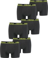 HEAD Heren Boxershorts Basic Boxer 6 Pack Veelkleurig