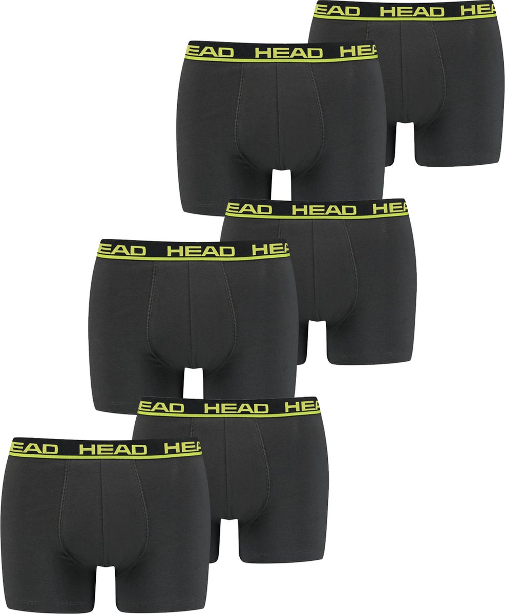 HEAD Heren Boxershorts HEAD BASIC BOXER 6er Pack Veelkleurig XL