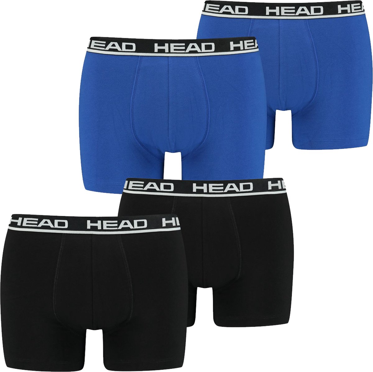 HEAD Heren Boxershorts HEAD BASIC BOXER 4er Pack Veelkleurig L