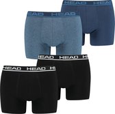 HEAD Heren Boxershorts Basic Boxer 4 Pack Veelkleurig