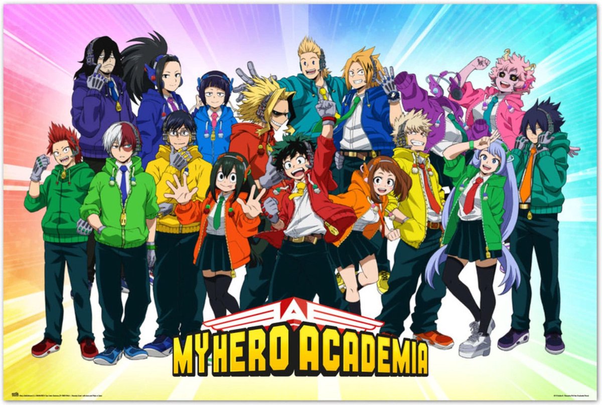 Grupo Erik Poster My Hero Academia - Hero Fes 91,5x61cm Divers