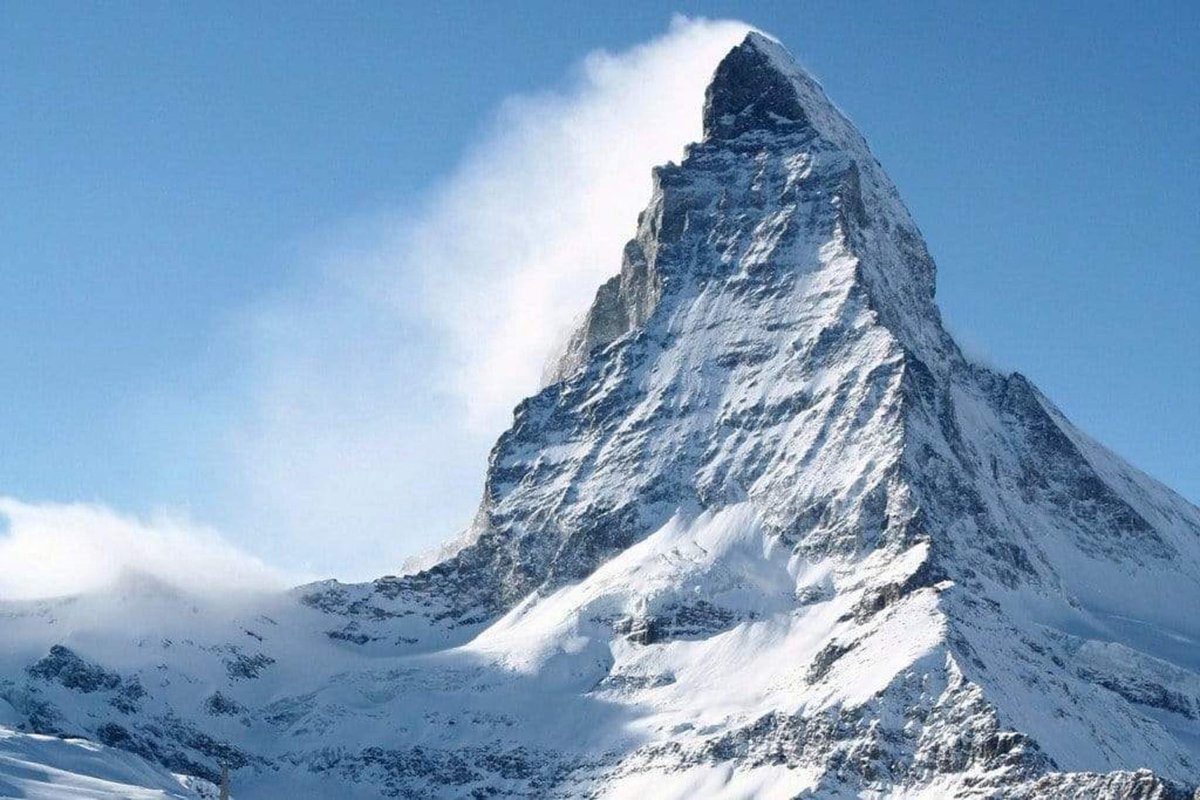 Fotobehang - Matterhorn 375x250cm - Vliesbehang