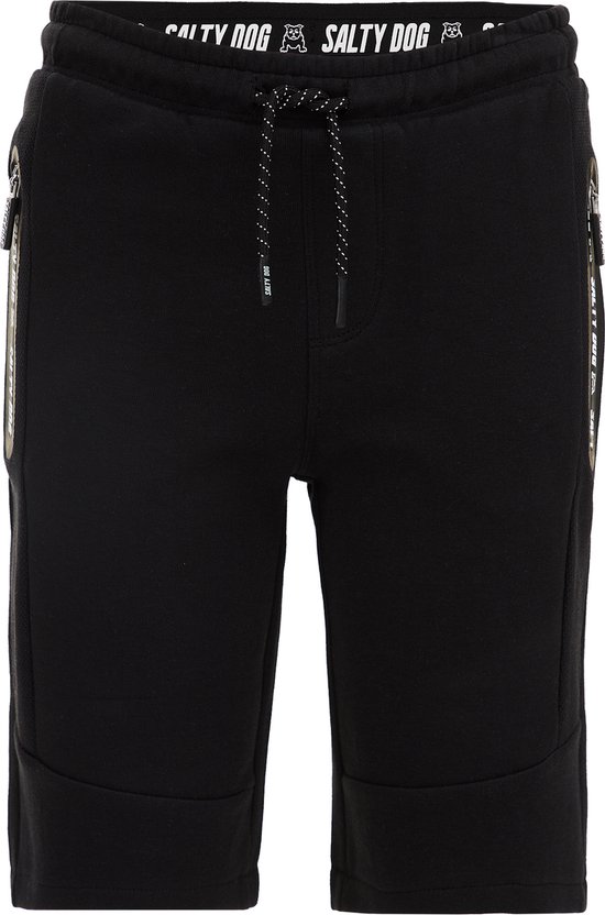 WE Fashion Jongens sweatshort met tape detail