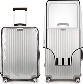 Duidelijke bagageafdekkingen: pvc-kofferbeschermers, waterdichte kofferhoezen om cadeau te geven aan vrienden, collega's, ouders, doorzichtig, modieus