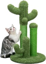 Mima® Poteau pour chat - Chats - Griffoir - Chat - 53Cm - Vert - Cactus