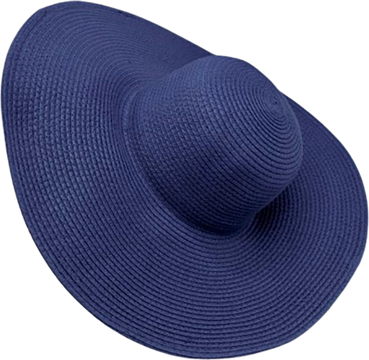 Strandhoed Effen Blauw. Maat: S