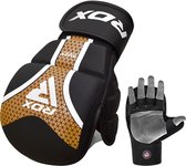 RDX Sports Aura+ T-17 Shooter - MMA Handschoenen - voor Wedstrijden - Goud - Maat XL - Kunstleer