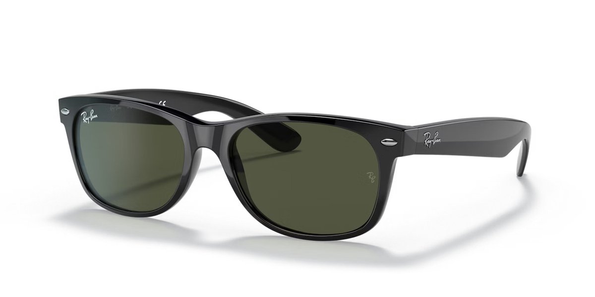 Ray-Ban RB2132 901 Heren Zonnebril - Zwart/Groen