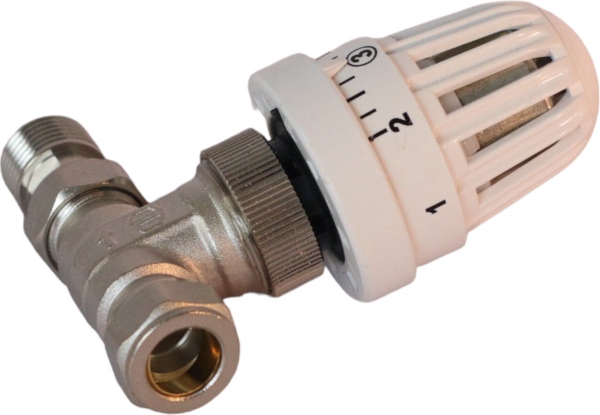 Solidparts Thermostaatkraan Recht1/2″ x 15mm knel