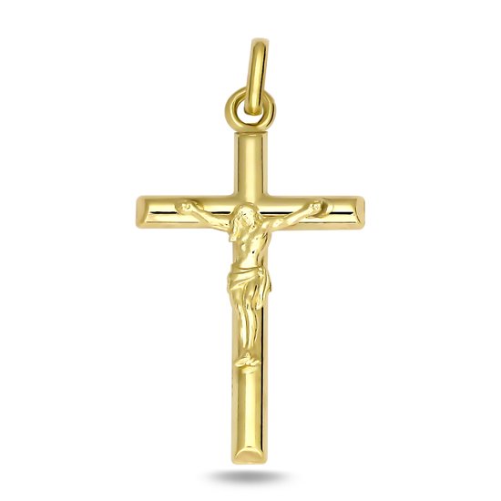 Croix du bijoutier Zwartevalk en or 14 carats avec Jésus - 14.287/36x20