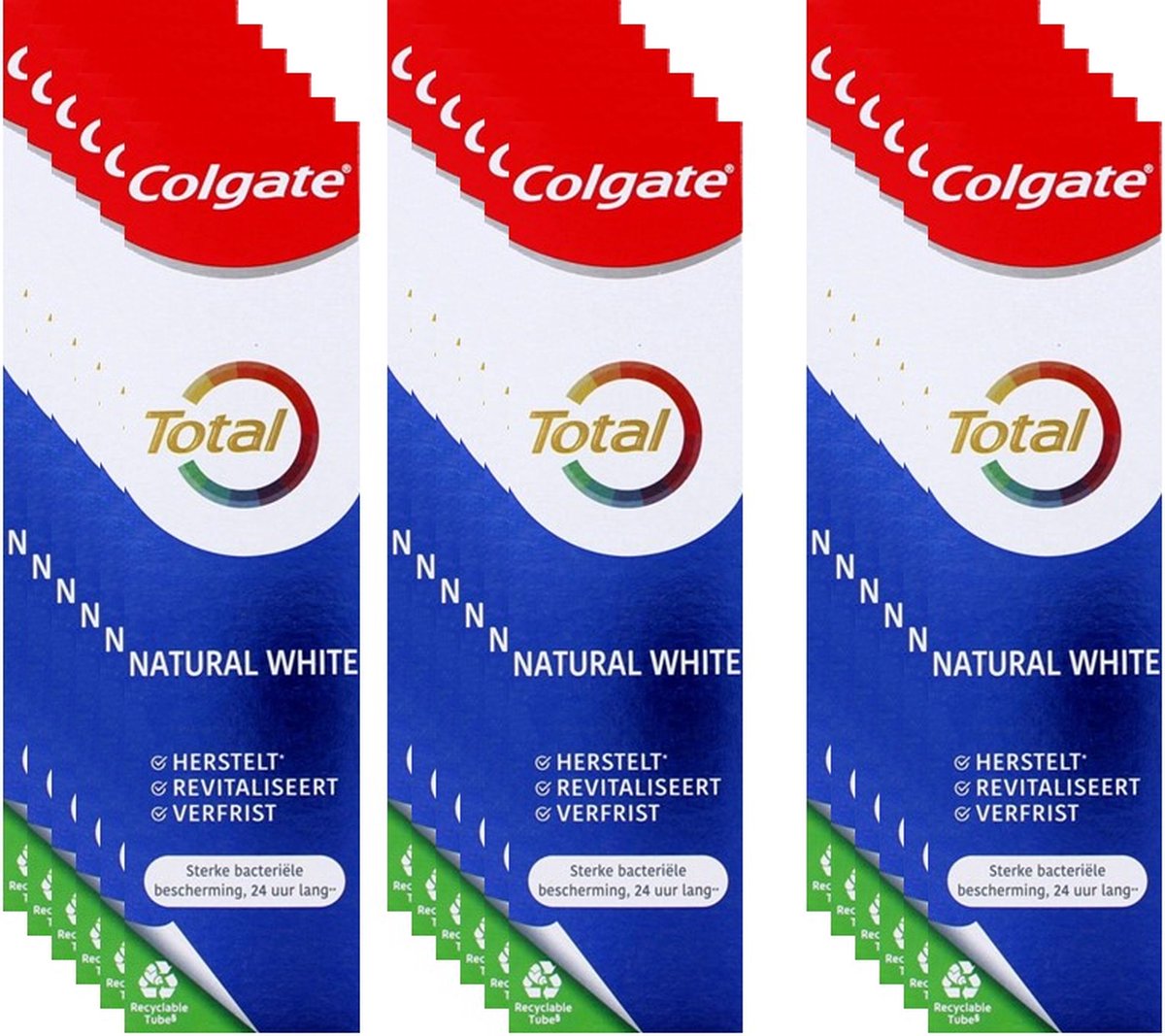 Goedkoopste Colgate Total Tandpasta Whitening - Voordeelverpakking 18 x 75 ml