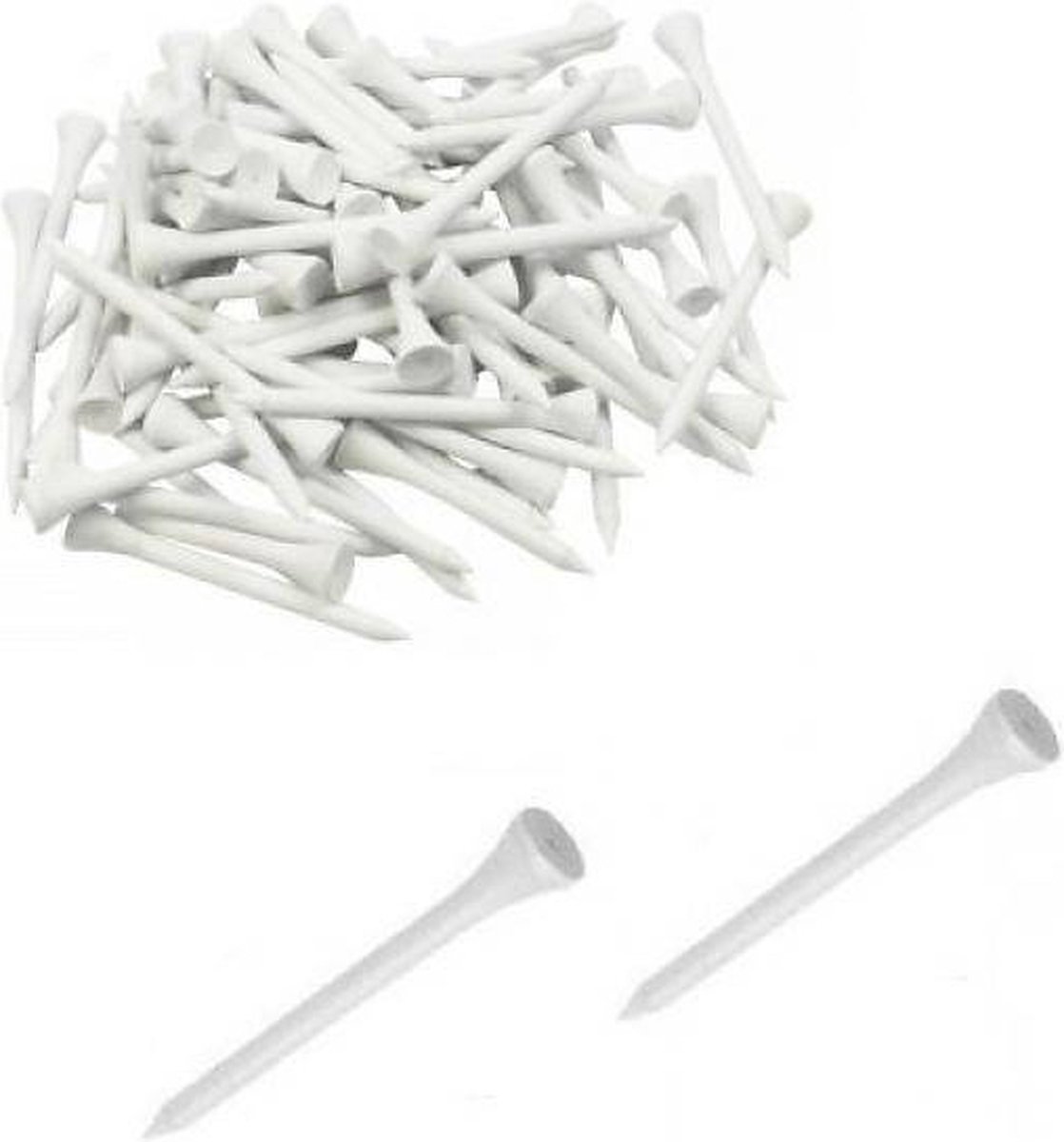 Legend Tees 52 mm (1000 Stuks) - Wit