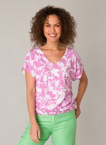 YEST Gieltje Tops - Orchid Pink/Off Whit - maat 34