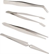 CHPN - Pincet - Pincetten set - 4-delig - 4 stuks - Pincetjes - Hobbypincet - Precisiewerk - Gereedschap - Tools