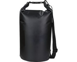 Somstyle Drybag 25 Liter - Droog Tas Waterdicht met Schouderriem - Voor Outdoor, Vakantie, Travel & Zwemmen - Zwart