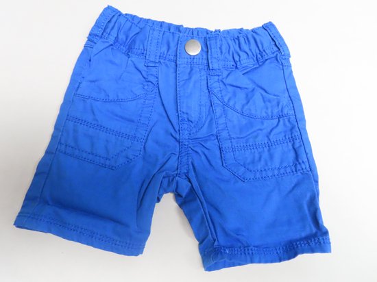Korte broek - Short - Jongens - Hard blauw - 6 maand 68