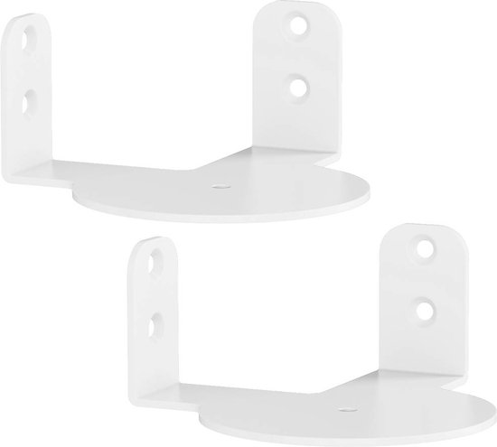 Muurbeugel set voor Sonos Era 100 - 2 stuks - Hoekmontage - Wit van Vebos — afbeelding 5
