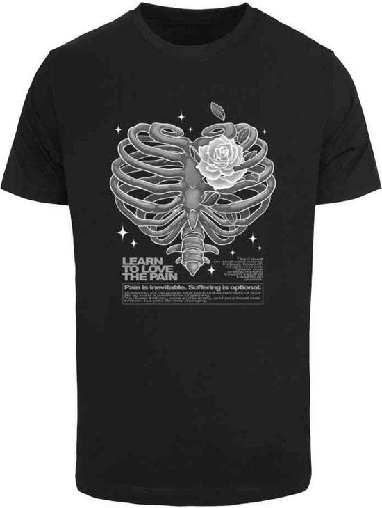 Mister Tee - Heart Cage Heren T-shirt - XS - Zwart